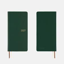 Hobonichi Techo 2027 Weeks Leather: Forest Green