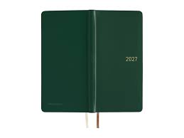 Hobonichi Techo 2027 Weeks Leather: Forest Green