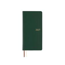 Hobonichi Techo 2027 Weeks Leather: Forest Green