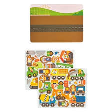 Magnetic Play Scene: Construction