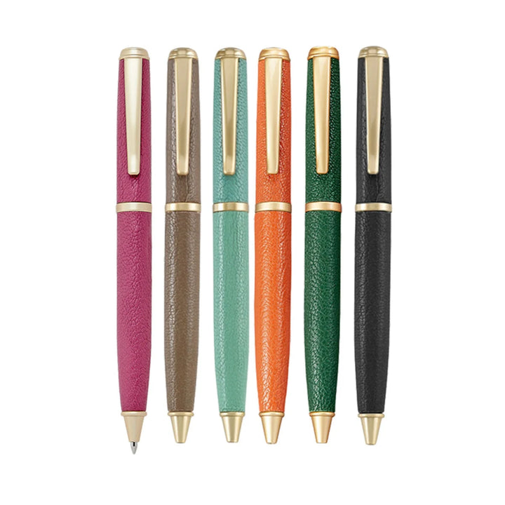 Leather Wrapped Ballpoint Pens