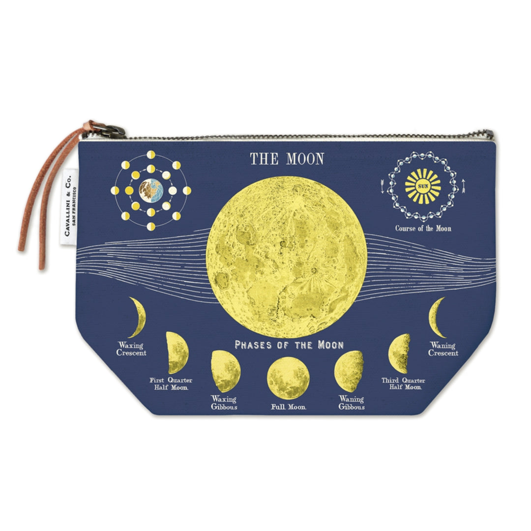 Moon Chart Vintage Pouch