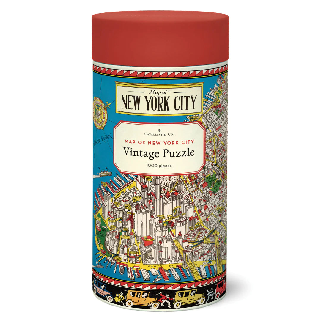 New York Map 1,000 Piece Puzzle