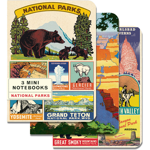 Mini Notebooks - National Parks