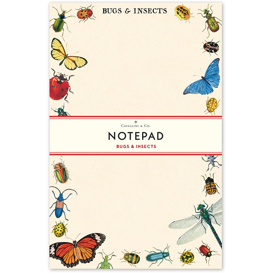 Bugs & Insects Notepad