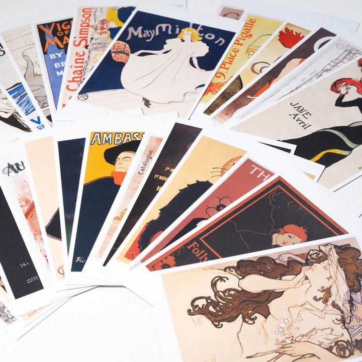 The Golden Age of Poster Art Postcards