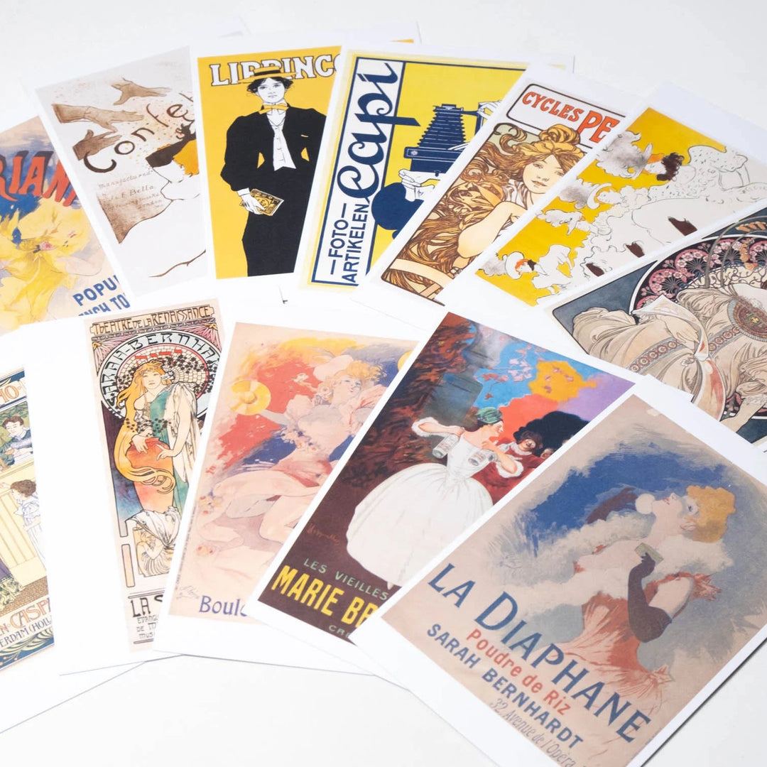 The Golden Age of Poster Art Postcards