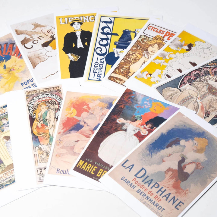 The Golden Age of Poster Art Postcards