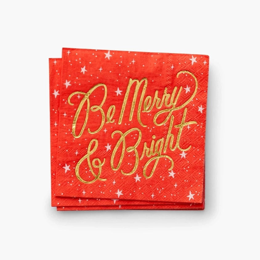 Be Merry & Bright Cocktail Napkins