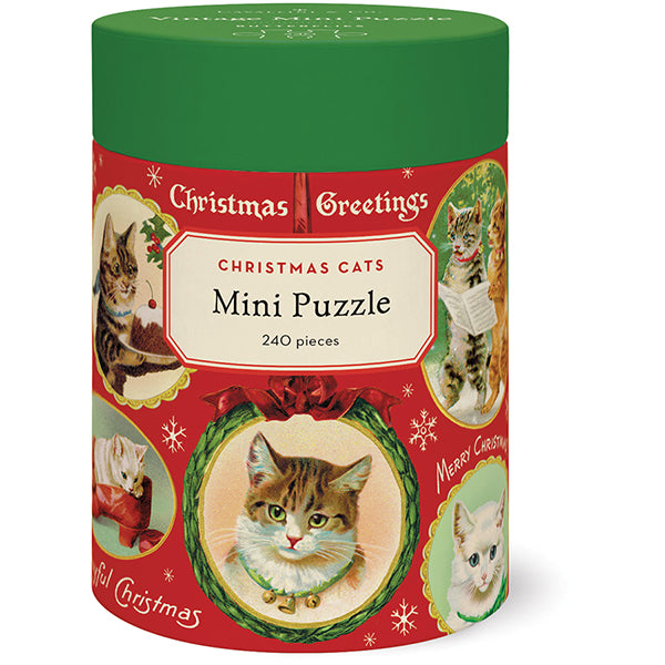 Christmas Cats 240 Piece Mini Puzzle