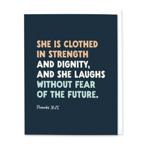 She is Clothed in Strength