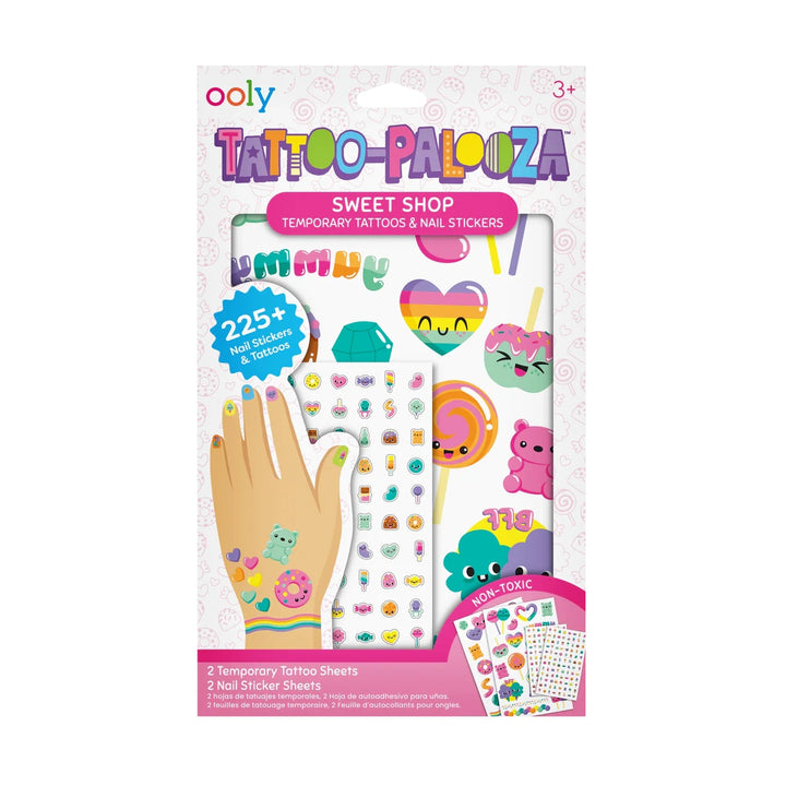 Tattoo-Palooza Temporary Tattoos & Nail Stickers - Sweet Shop