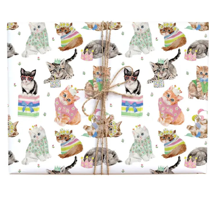 Birthday Cat Gift Wrap (Roll)