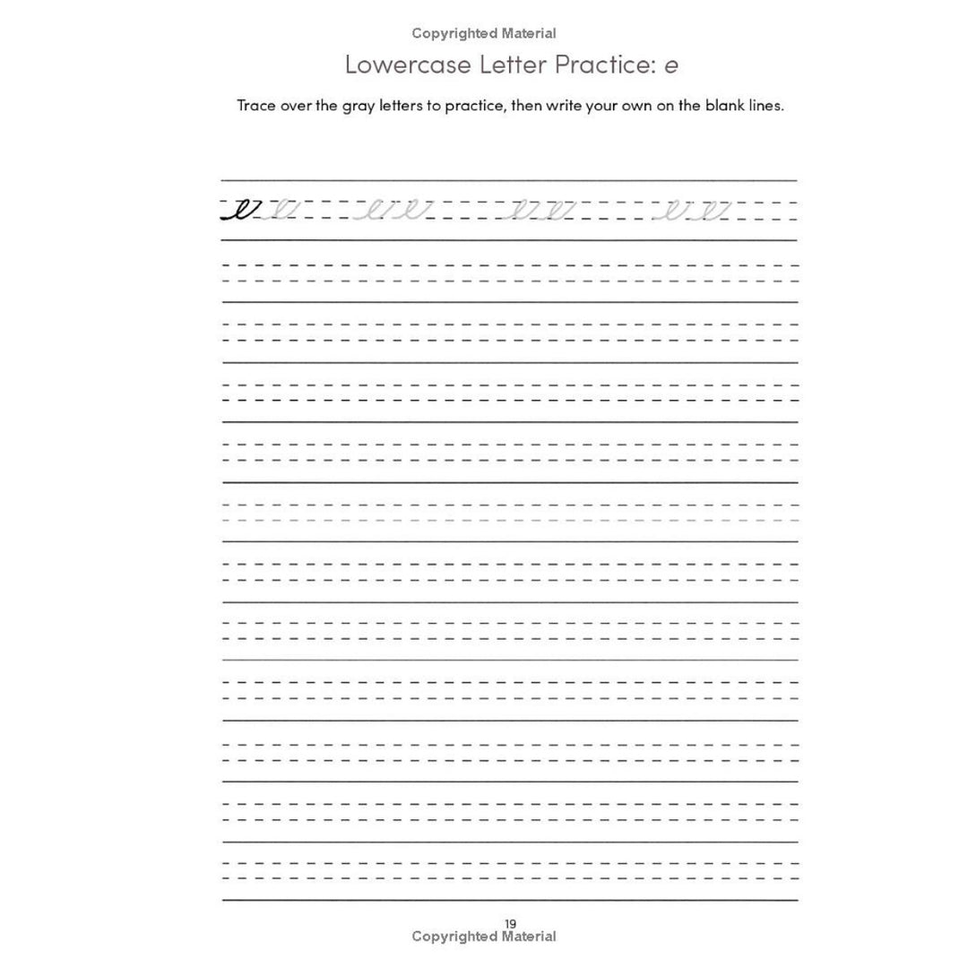 Lost Art of Handwriting Workbook