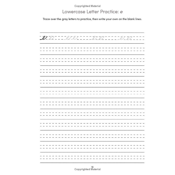 Lost Art of Handwriting Workbook