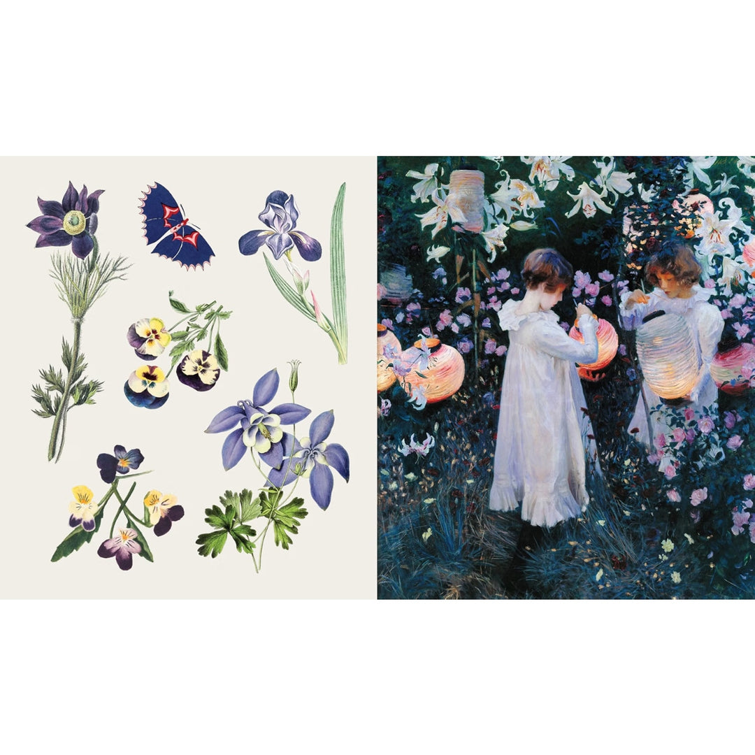 The Sticker Treasury of Blooms and Butterflies