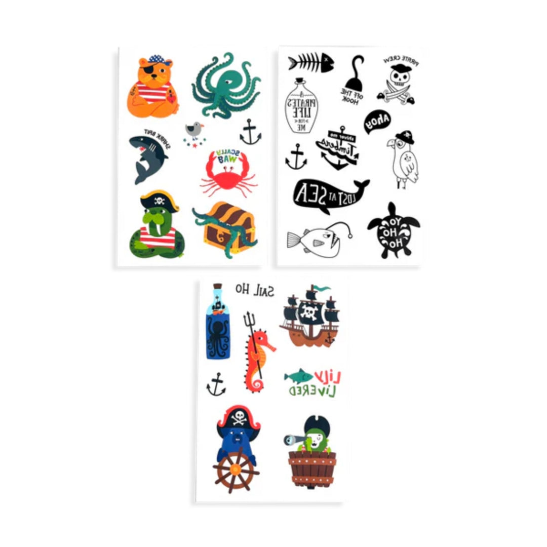Mini Tattoo Palooza Temporary Tattoos - Pirate's Life