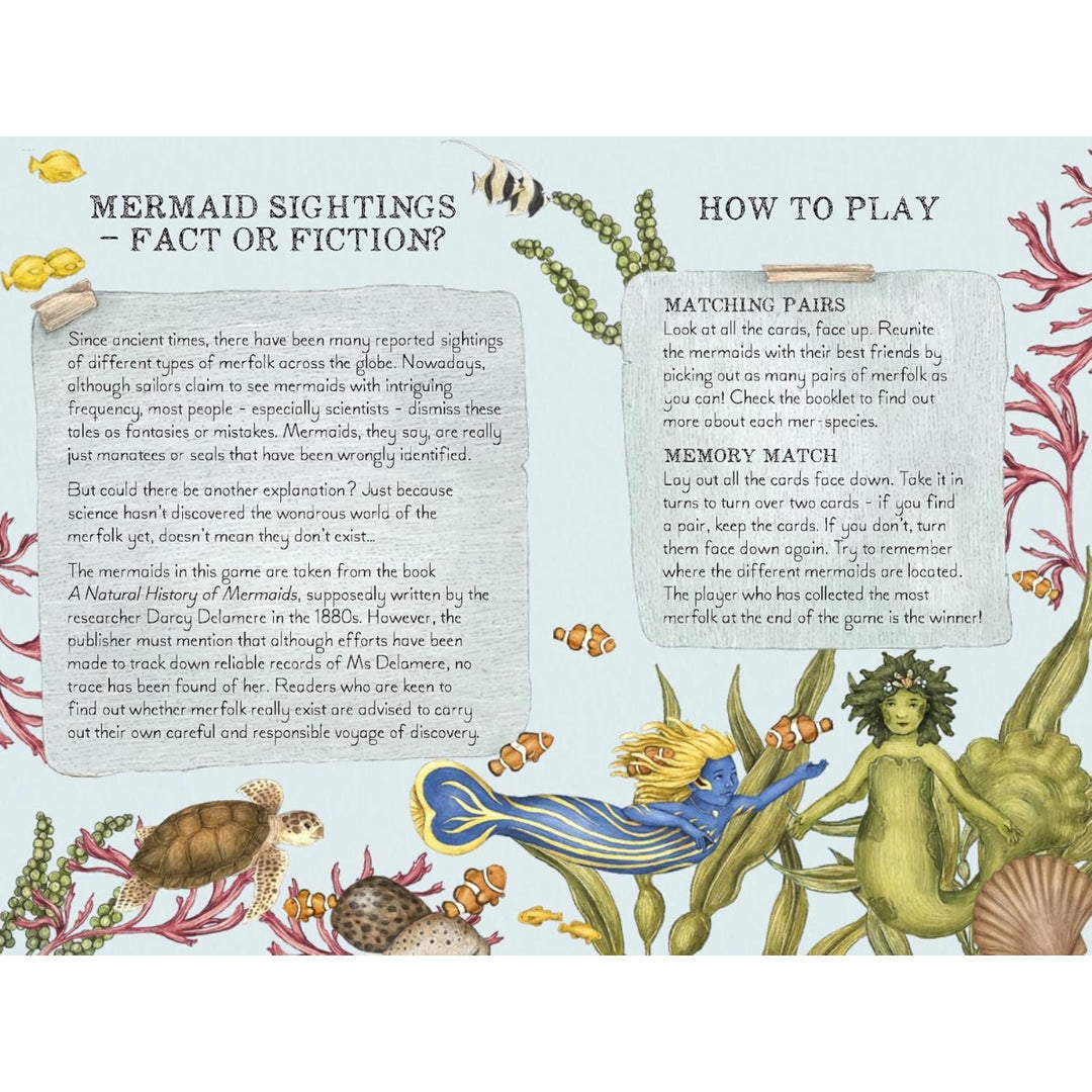 Match the Mermaids Memory Game