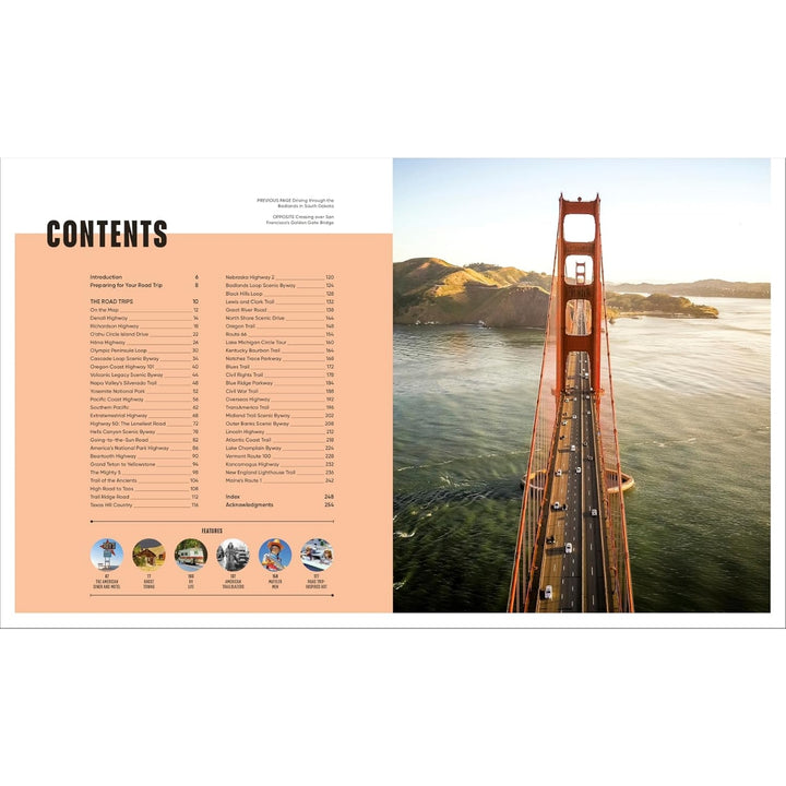 Road Trips in the USA: 50 Adventures on the Open Road