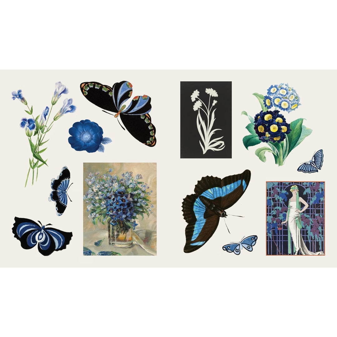 The Sticker Treasury of Blooms and Butterflies