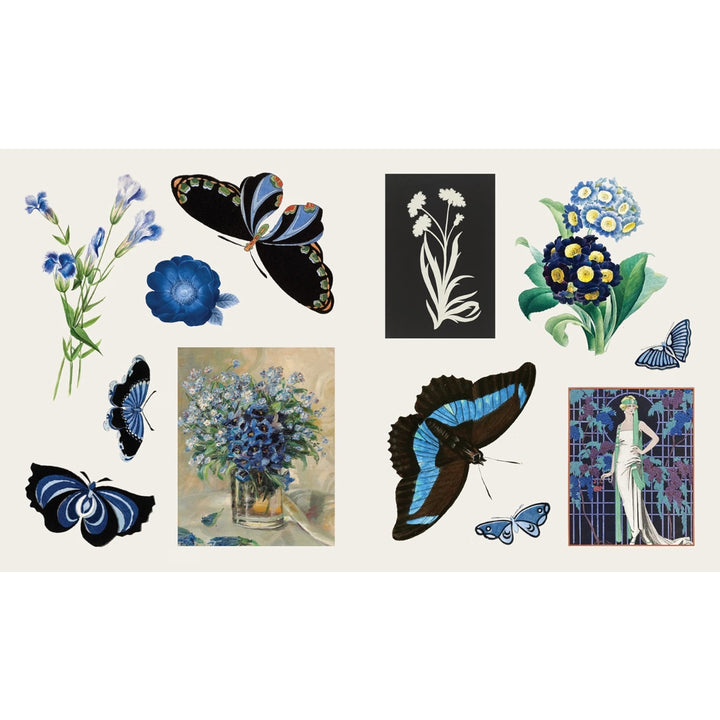 The Sticker Treasury of Blooms and Butterflies