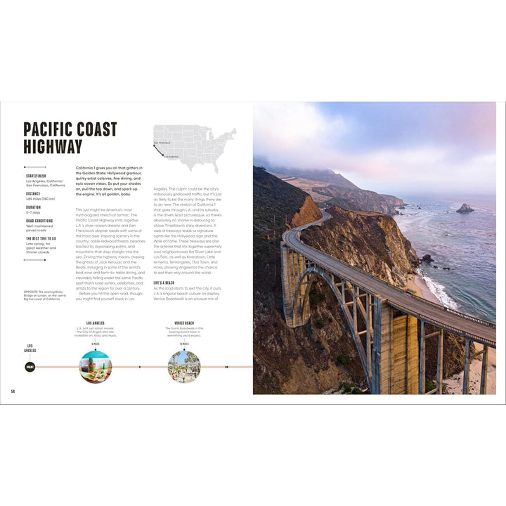 Road Trips in the USA: 50 Adventures on the Open Road