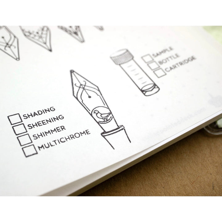 Nibs & Ink - 4"x6" Clear Stamp Set (16 Stamp Designs)
