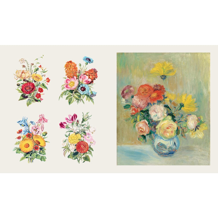 The Sticker Treasury of Blooms and Butterflies