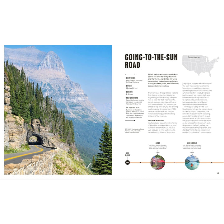 Road Trips in the USA: 50 Adventures on the Open Road