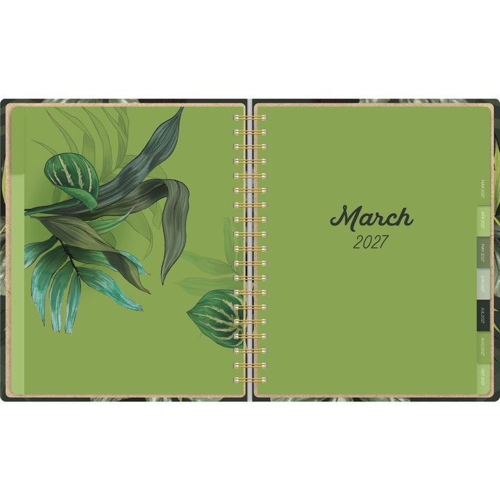 2027 Greenery High Note Deluxe Hardcover Planner