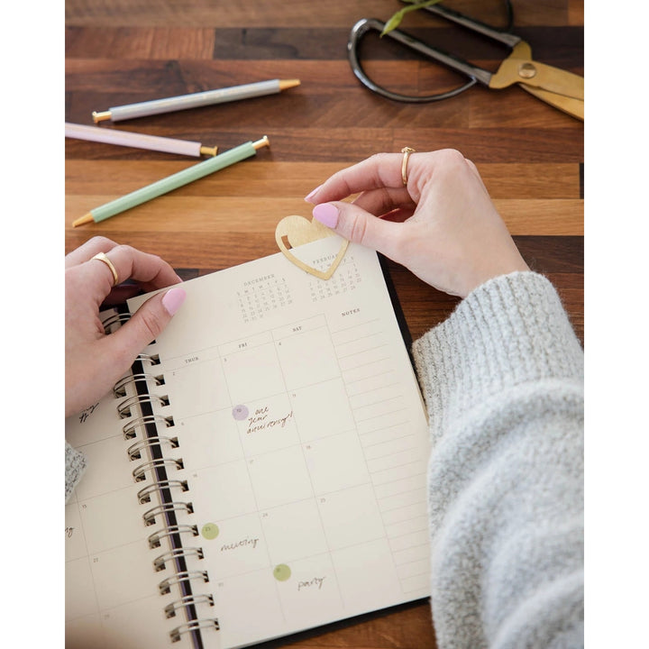 Brass Page Marker - Heart
