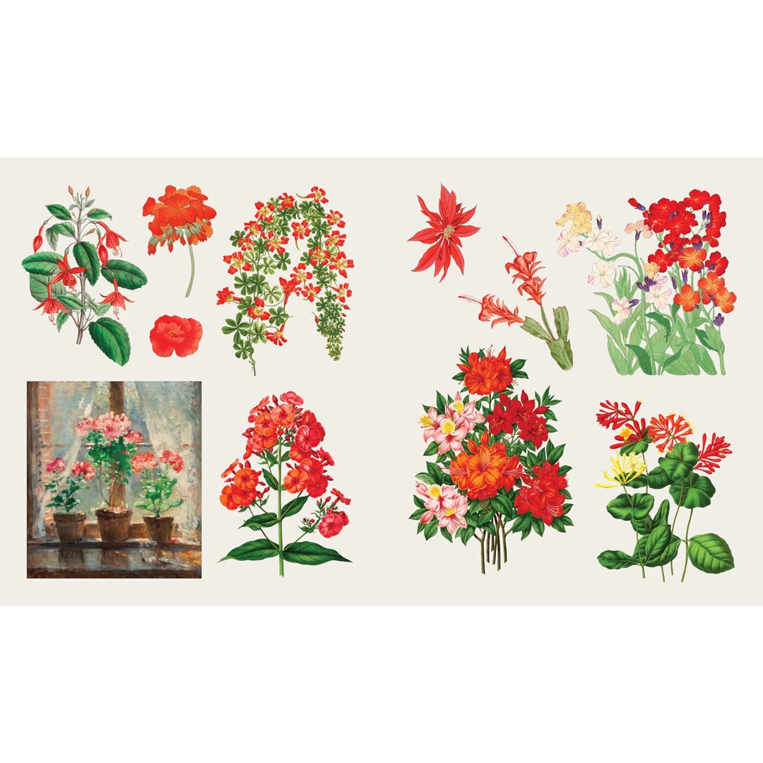 The Sticker Treasury of Blooms and Butterflies