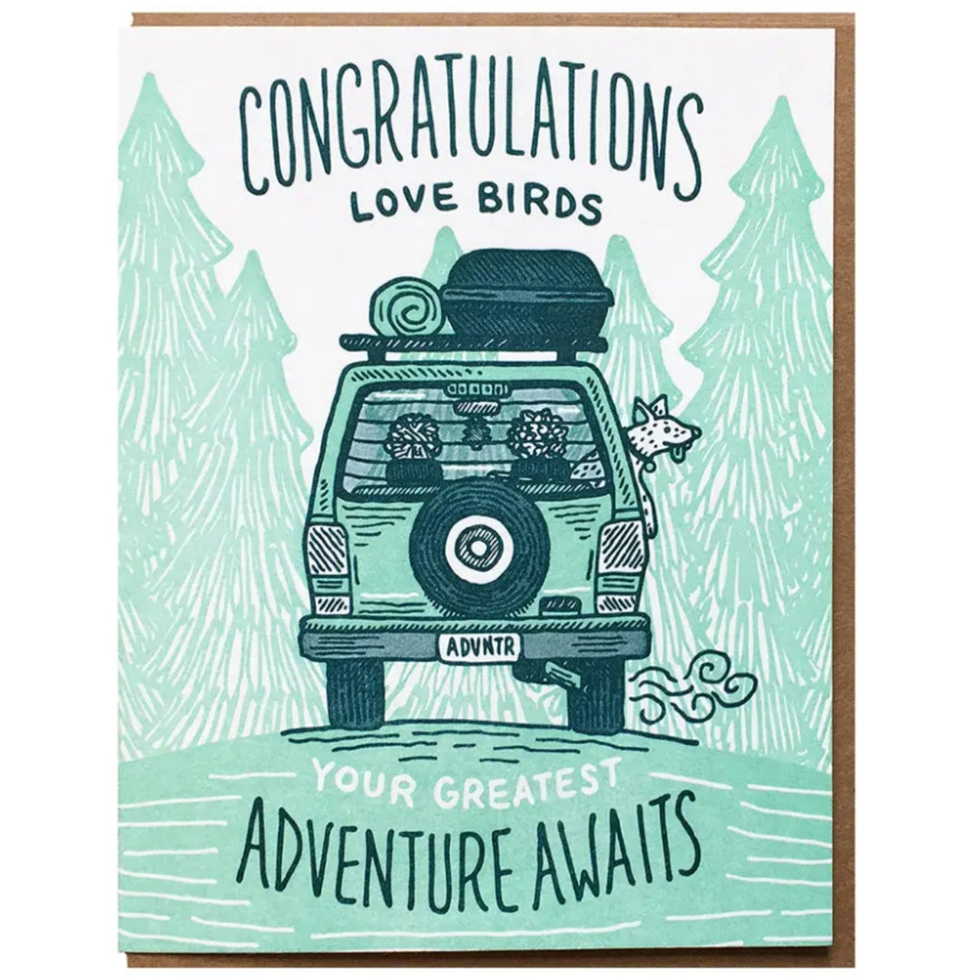 Congrats Adventure Card