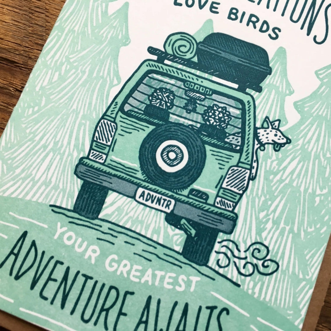 Congrats Adventure Card