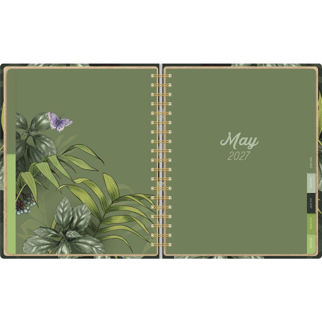 2027 Greenery High Note Deluxe Hardcover Planner