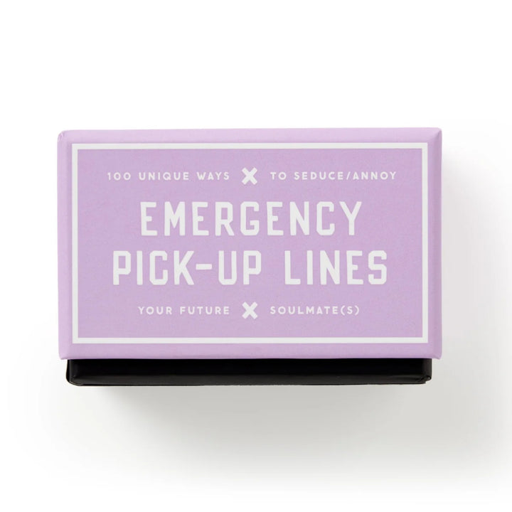 Emergency Pick-up Lines