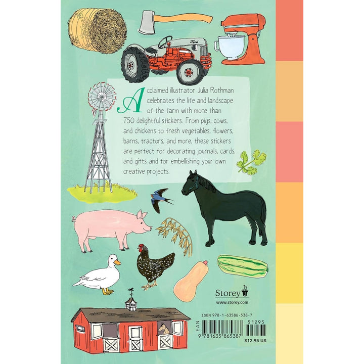 Farm Anatomy Sticker Book
