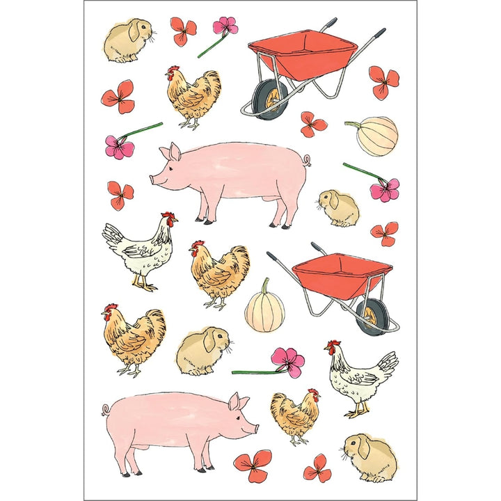 Farm Anatomy Sticker Book