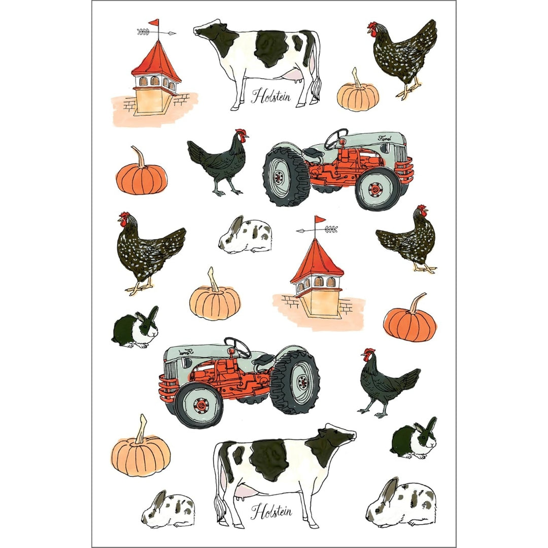 Farm Anatomy Sticker Book