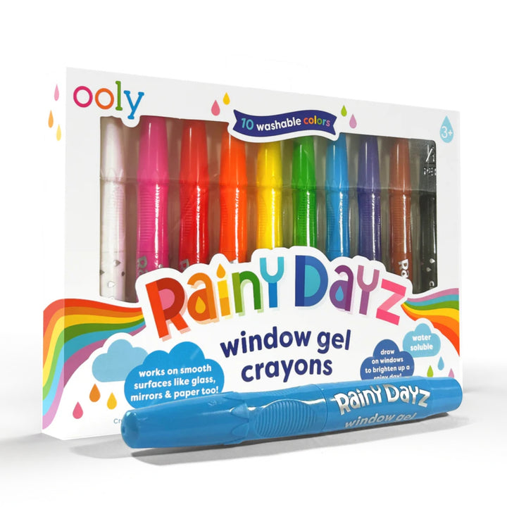 Rainy Dayz Window Gel Crayons
