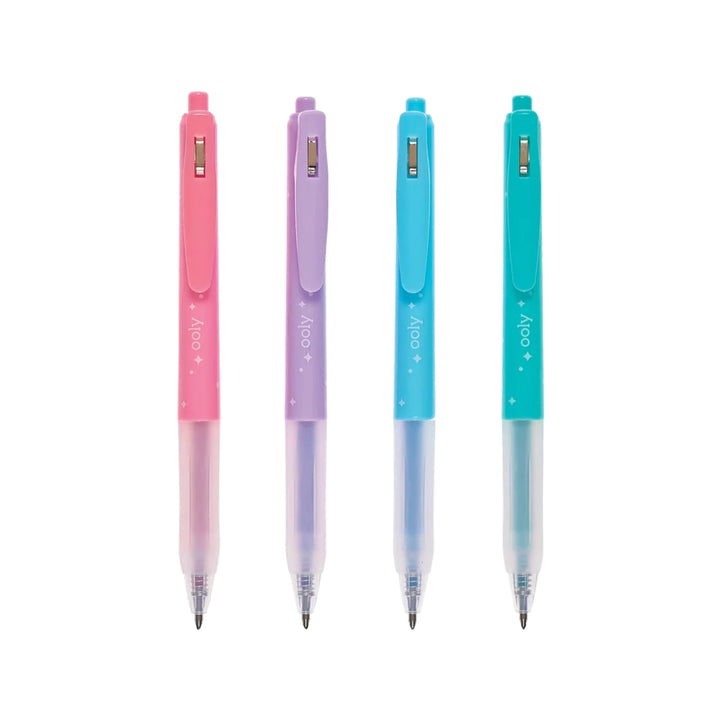 Oh My Glitter! Retractable Gel Pens - Set of 4
