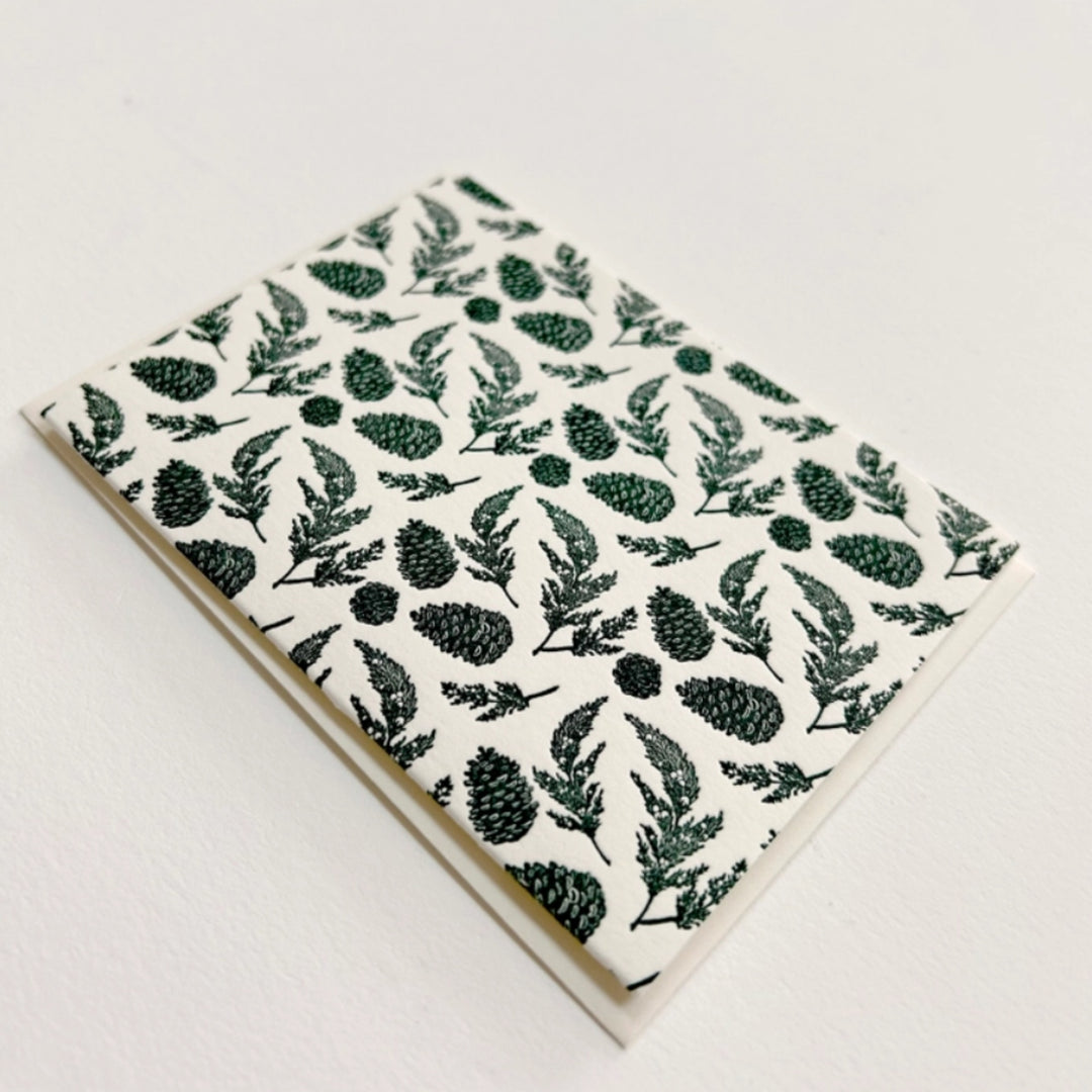 Pinecone Small Note Cards - Set of 6
