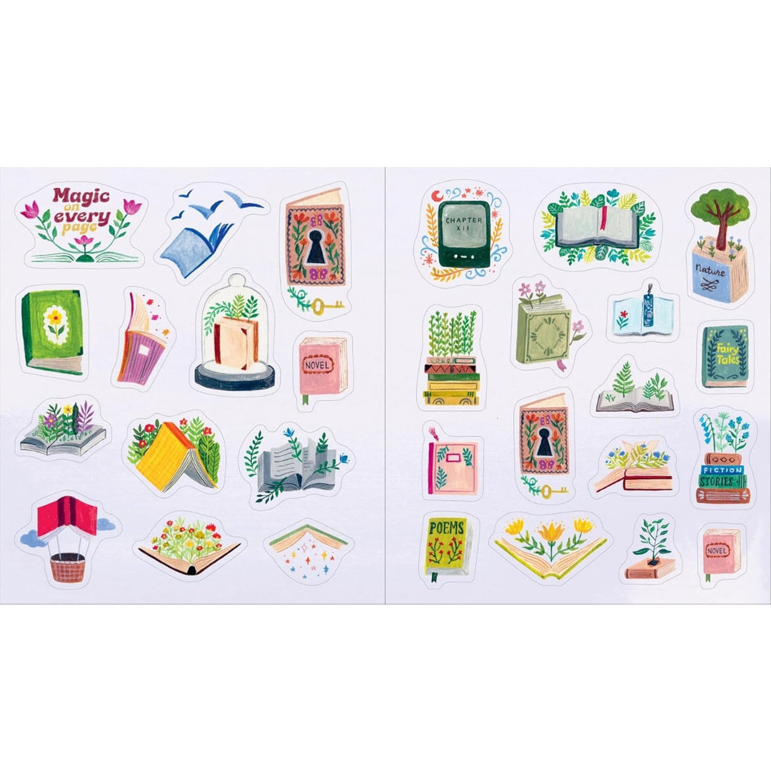 A Book Lover's Sticker Book