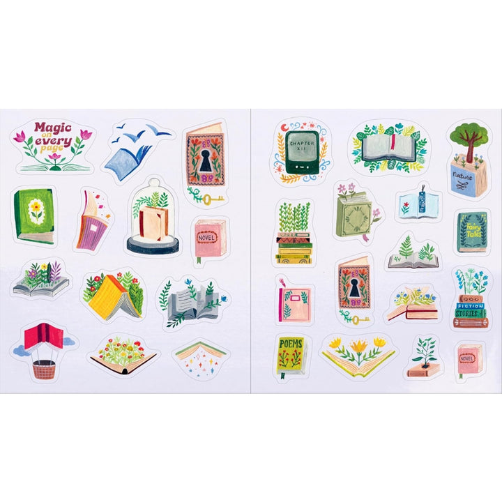 A Book Lover's Sticker Book