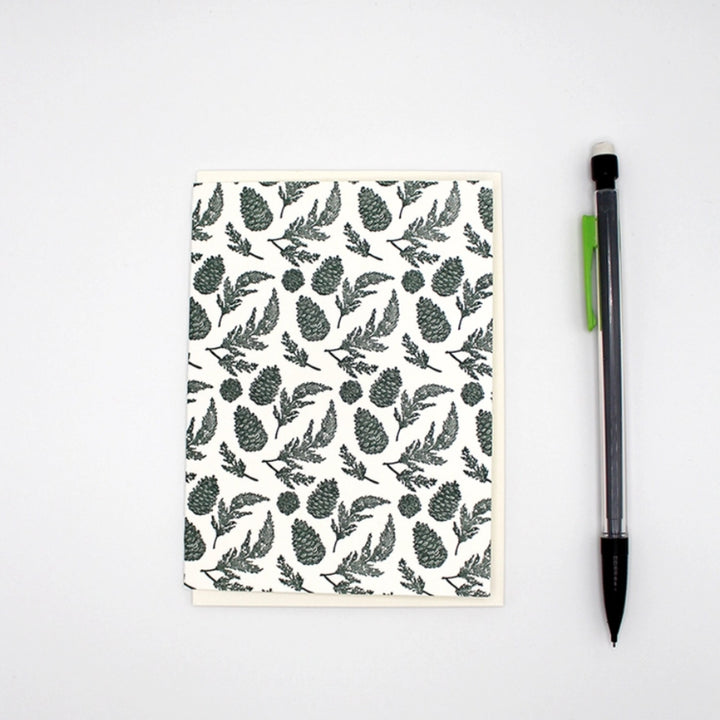 Pinecone Small Note Cards - Set of 6