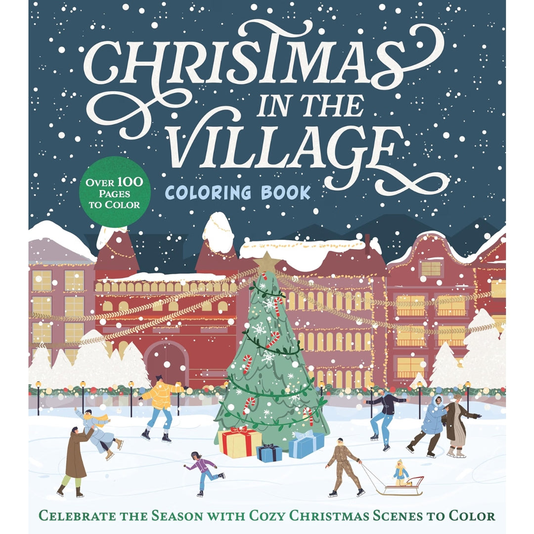 Christmas in the Village Coloring Book
