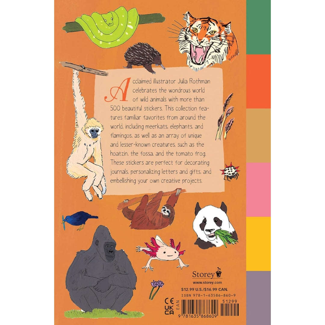 Wildlife Anatomy Sticker Book