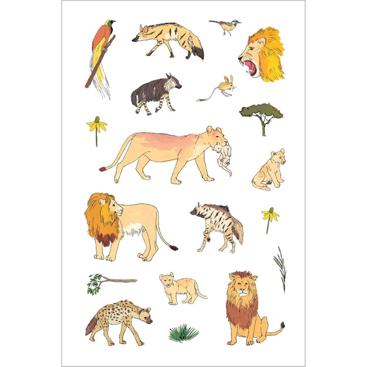 Wildlife Anatomy Sticker Book