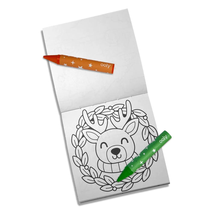 Carry Along Crayon and Coloring Book Kit - Frosty Fun
