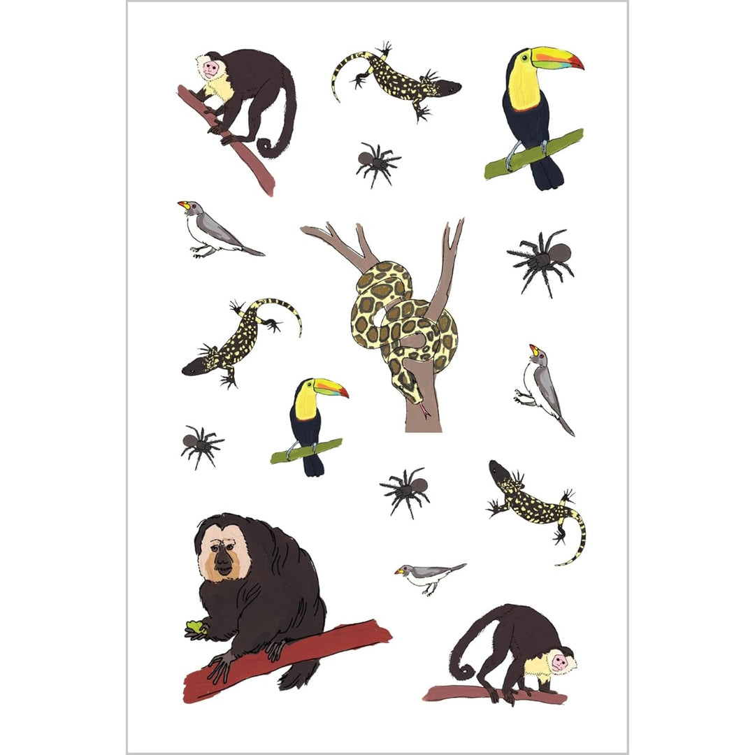 Wildlife Anatomy Sticker Book